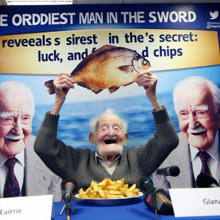 L&rsquo;homme le plus âgé du monde révèle son secret : la chance, et les fish and chips