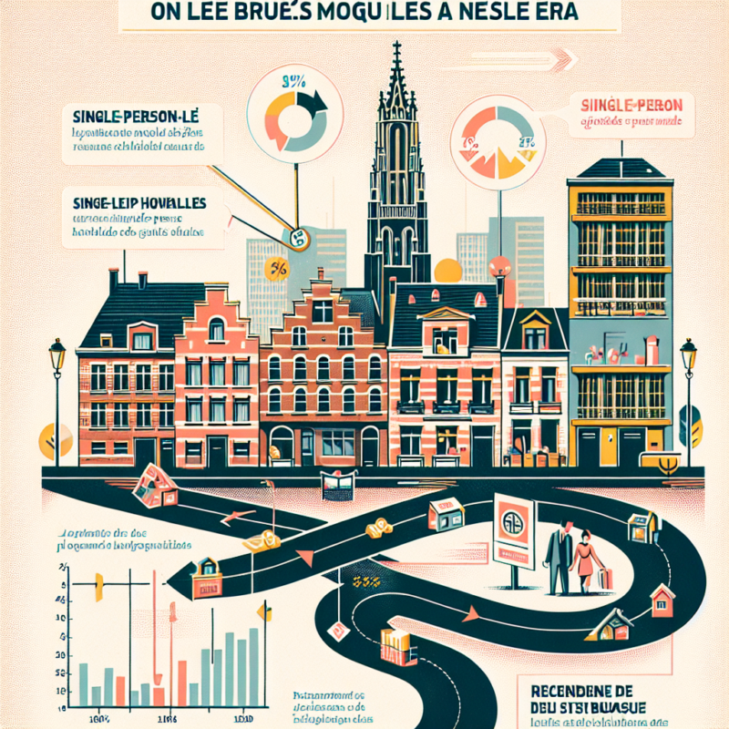 L'impact des ménages solo sur le marché immobilier bruxellois : une nouvelle ère (Infographies)