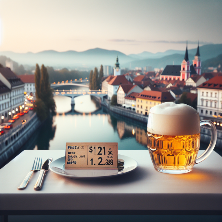 Ljubljana, un joyau économique : dîner à partir de 21 £ et bière à 1,38 £