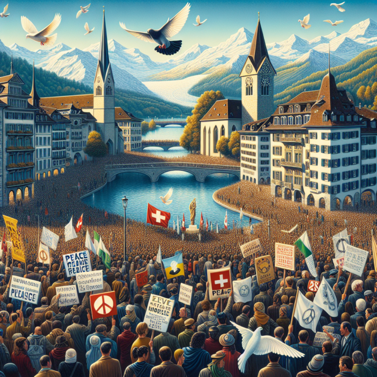 Manifestations en Suisse pour la paix au Moyen-Orient : un appel à l&rsquo;action internationale