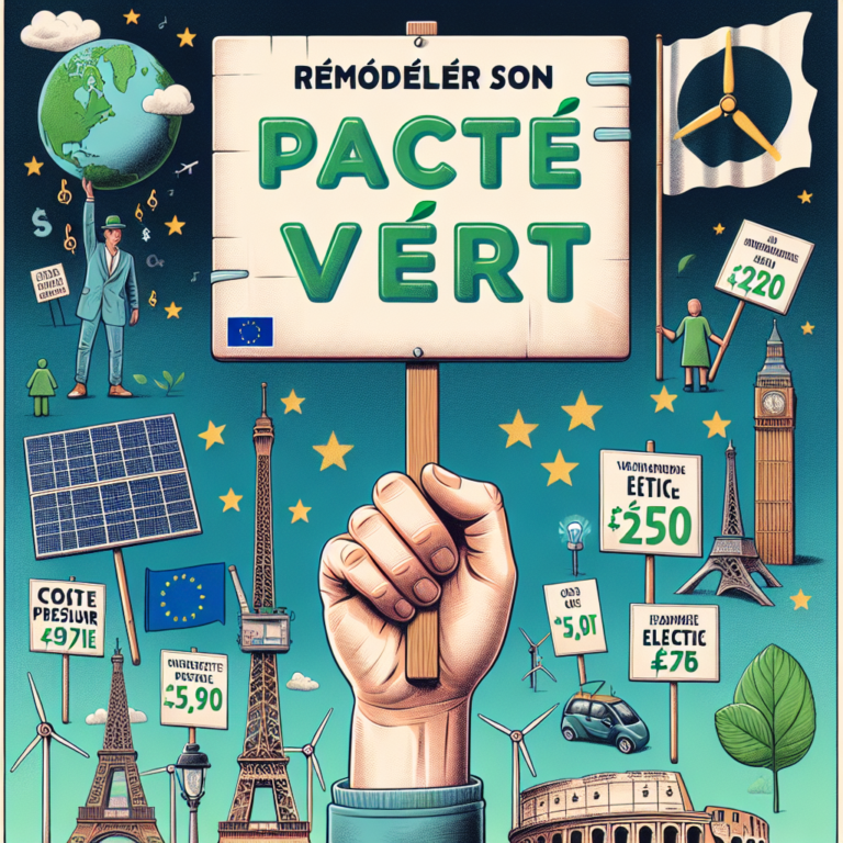 Manifestations et prix poussent l&rsquo;Europe à remodeler son Pacte vert