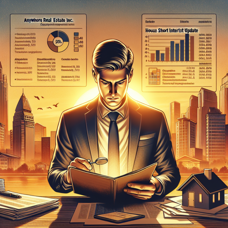 Mise à jour sur l&rsquo;intérêt à découvert de Anywhere Real Estate Inc. (HOUS) : ce que les investisseurs doivent savoir