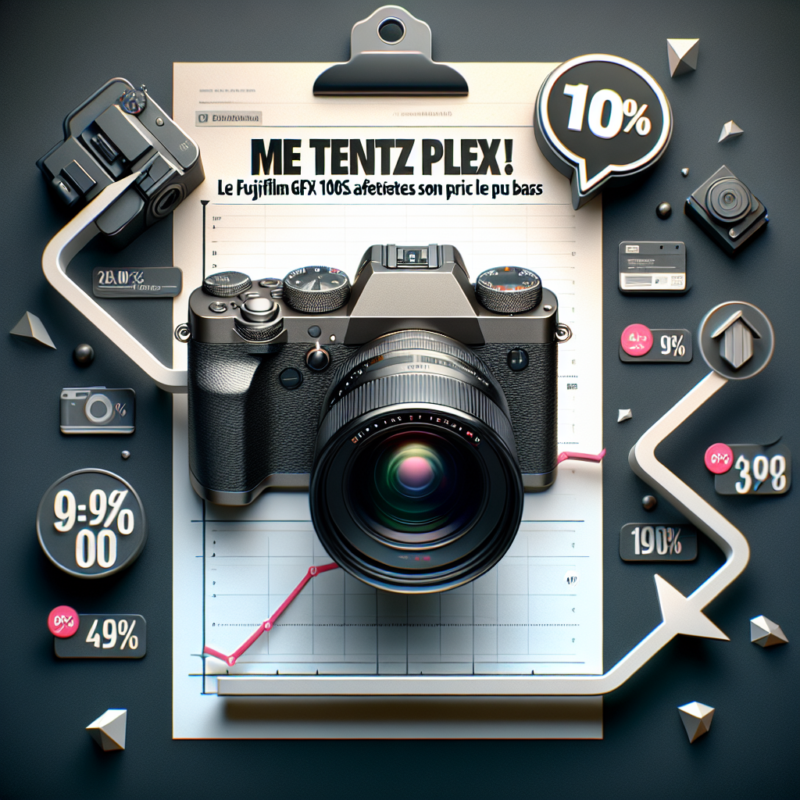 - 1 Ne me tentez plus ! Le Fujifilm GFX 100S atteint son prix le plus bas