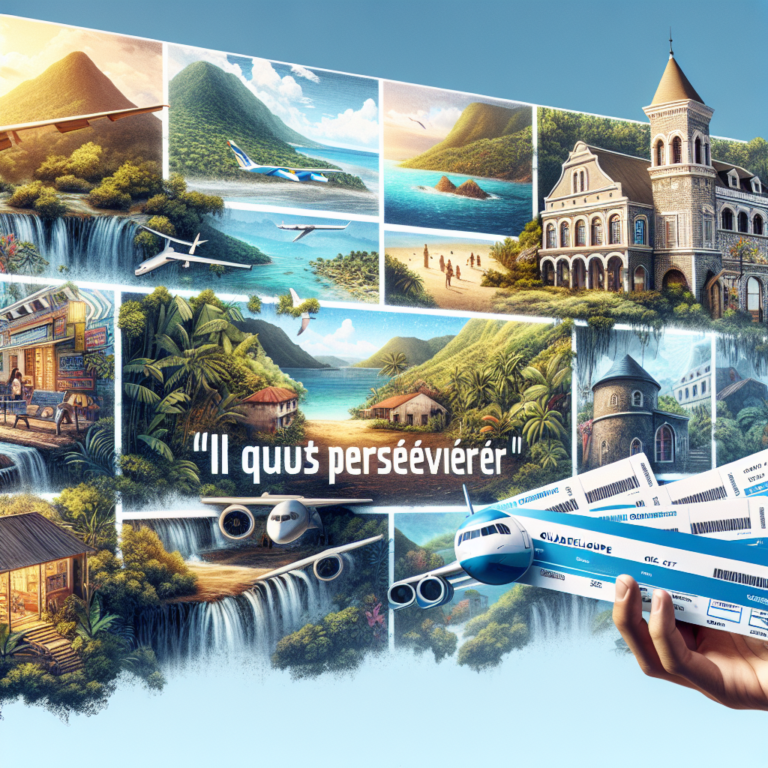 Tourisme et billets d’avion en Guadeloupe : ‘Il faut persévérer !’ selon le président de la CCI IG