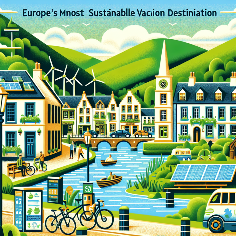 Une ville écossaise nommée destination de vacances la plus durable d&rsquo;Europe