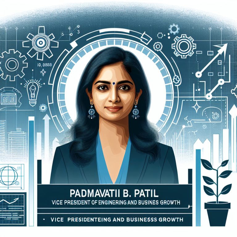 Hutech Inc., USA, accueille Padmavati B. Patil en tant que vice-présidente de l&rsquo;ingénierie et de la croissance des affaires