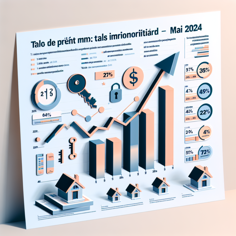 Taux de prêt immobilier : taux immobilier mai 2024