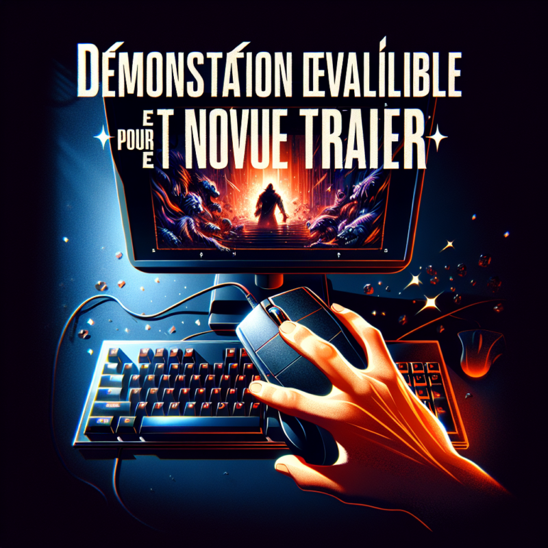 - 1 Démonstration déjà disponible pour PC et nouveau trailer