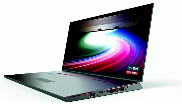 Découvrez le laptop gaming avec Ryzen 5 8645H et RTX 4060 à moins de 900 € : écran 144 Hz inclus !