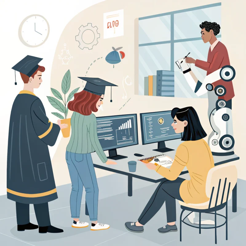 L'impact de l'ia sur l'emploi des jeunes diplômés : adapter ses compétences pour saisir les opportunités