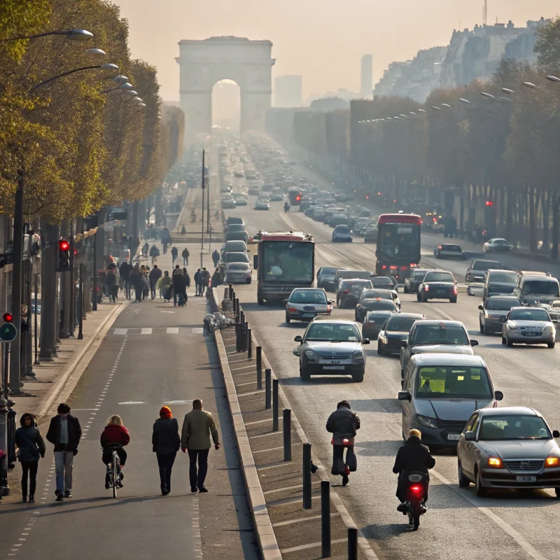 Mobilit&eacute; urbaine et pollution : enjeux des ZFE