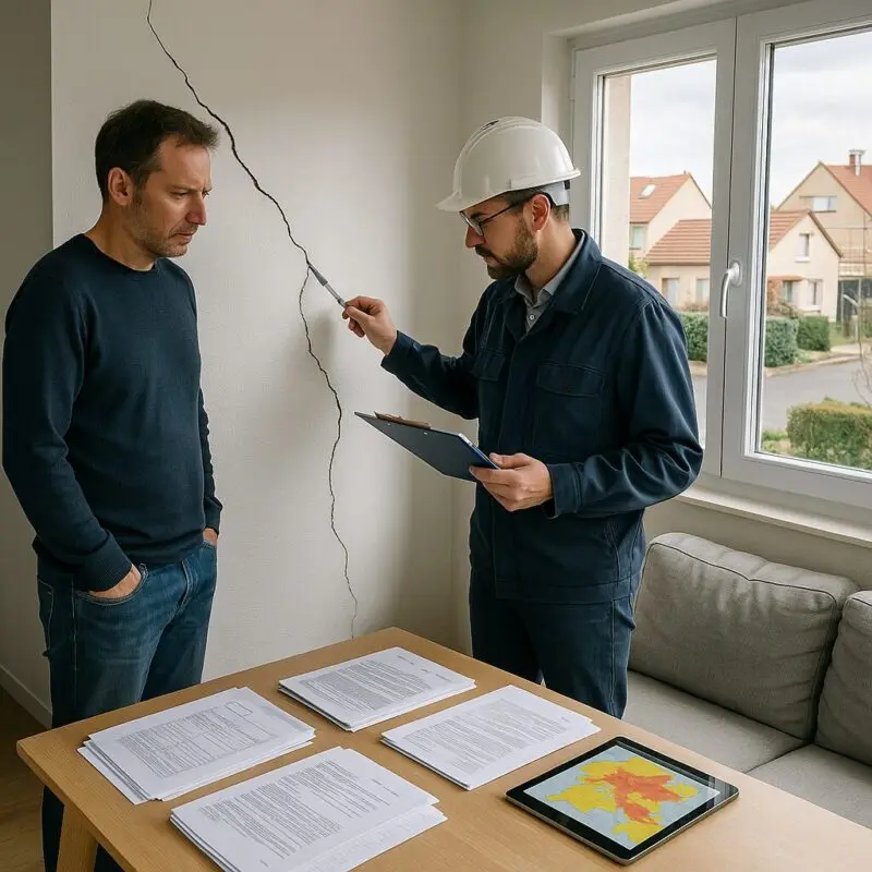 Risques techniques et fissures dans l'immobilier
